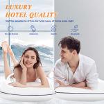 MZOIMZO Supportive Firm Bed Pillows for Sleeping- Standard Size, Set of 2, Cooling Hotel Quality with Premium Soft Down Alternative Fill for Back, Stomach or Side Sleepers, 20''x26''