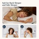 Pacific Coast Goose Feather and Down Bed Pillows Standard Size Set of 2, Hotel Pillow for Sleeping, Downproof, Soft, Fluffy, 100% Cotton Shell