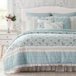 Madison Park Dawn Aqua Cotton Comforter Set, King