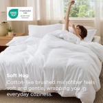 Bedsure White King Duvet Cover Set - 3 Pieces