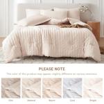 MUXHOMO 7-Piece Queen Comforter Set in Beige