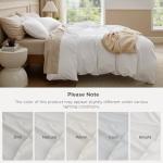 Bedsure 100% Washed Cotton King Duvet Cover