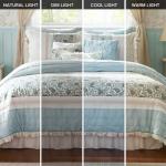 Madison Park Dawn Aqua Cotton Comforter Set, King