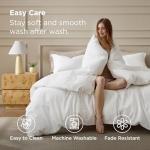 Bedsure 100% Washed Cotton King Duvet Cover