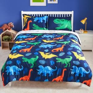 Joiedomi Dinosaur Twin Comforter Set for Kids