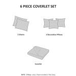 Madison Park Coastal Starfish Quilt Set, Full/Queen