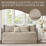 Madison Park Damask Daybed Cover Set, 6 Pieces