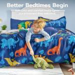Joiedomi Dinosaur Twin Comforter Set for Kids
