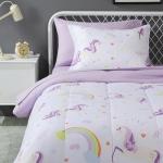 Unicorn Print Twin Bed-in-a-Bag Bedding Set