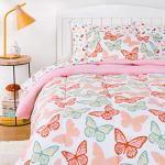 Butterfly Friends Twin 5-Piece Bed-in-a-Bag Set