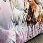 White Horse 3D Bedding Set for Teens