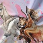 White Horse 3D Bedding Set for Teens