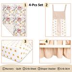 Boho Baby Girl 4-Piece Crib Bedding Set