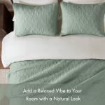 Madison Park Quebec Seafoam Quilt Set, 3 Piece