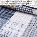 Cozy Dinosaur Plaid Twin Bedding Quilt Set