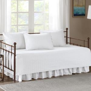 Cozy Double-Sided Daybed Cover Set, Kienna White