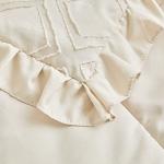 Boho Tufted Ruffle Crib Bedding Set - 3 Pieces