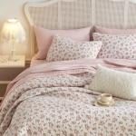 Floral Quilt Set - Reversible Lightweight Bedspread
