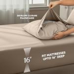 Utopia Bedding 4-Piece Microfiber Bed Set (Beige)