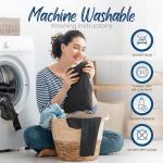 Waterproof Queen Pillow Protectors with Zipper - Set of 4