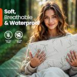 Queen Size Waterproof Pillow Protectors – 2 Pack