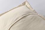 Beige Embroidered Pillow Shams Set of Two