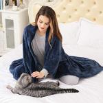 Navy Microfiber Fleece Throw Blanket - Soft & Cozy