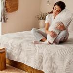 Queen Quilt Set in Lightweight Brich Beige