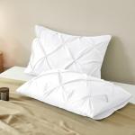 King Size Pintuck Pillow Cases Set of 2
