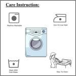 White Edge Ruffle Pillow Shams Set for Full/Queen