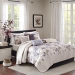 Madison Park Luna Floral Quilt Bedding Set 6 Piece