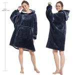 Cozy Sherpa Fleece Wearable Blanket Hoodie