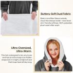 Oversized Wearable Blanket Hoodie for Women