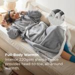 Bedsure Cozy Sherpa Wearable Blanket Hoodie