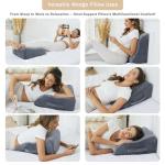 Leg Elevation Memory Foam Pillow for Sleep