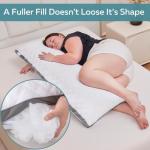 Oubonun Adjustable Loft Quilted Body Pillow - 21"x54