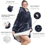 Cozy Sherpa Fleece Wearable Blanket Hoodie