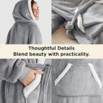 Bedsure Cozy Sherpa Wearable Blanket Hoodie