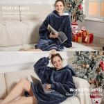 Cozy Sherpa Fleece Wearable Blanket Hoodie