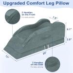 Adjustable Memory Foam Leg Elevation Pillow