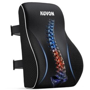 AUVON Ergonomic Lumbar Support Pillow for Chairs