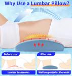 Lumbar Support Pillow for Back Pain Relief
