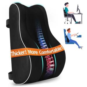 CloudBliss Memory Foam Lumbar Support Pillow