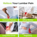 AUVON Ergonomic Lumbar Support Pillow for Chairs