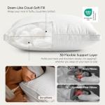 Bedsure Queen Size Down Alternative Bed Pillows