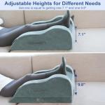 Adjustable Memory Foam Leg Elevation Pillow