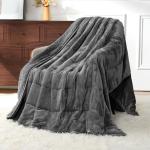 Queen Size 15lbs Weighted Blanket with Plush Fleece