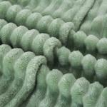 Super Soft Sage Green Fleece Throw Blanket 50”x60”