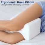Knee Pillow for Side Sleepers - Memory Foam Support