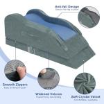 Adjustable Memory Foam Leg Elevation Pillow